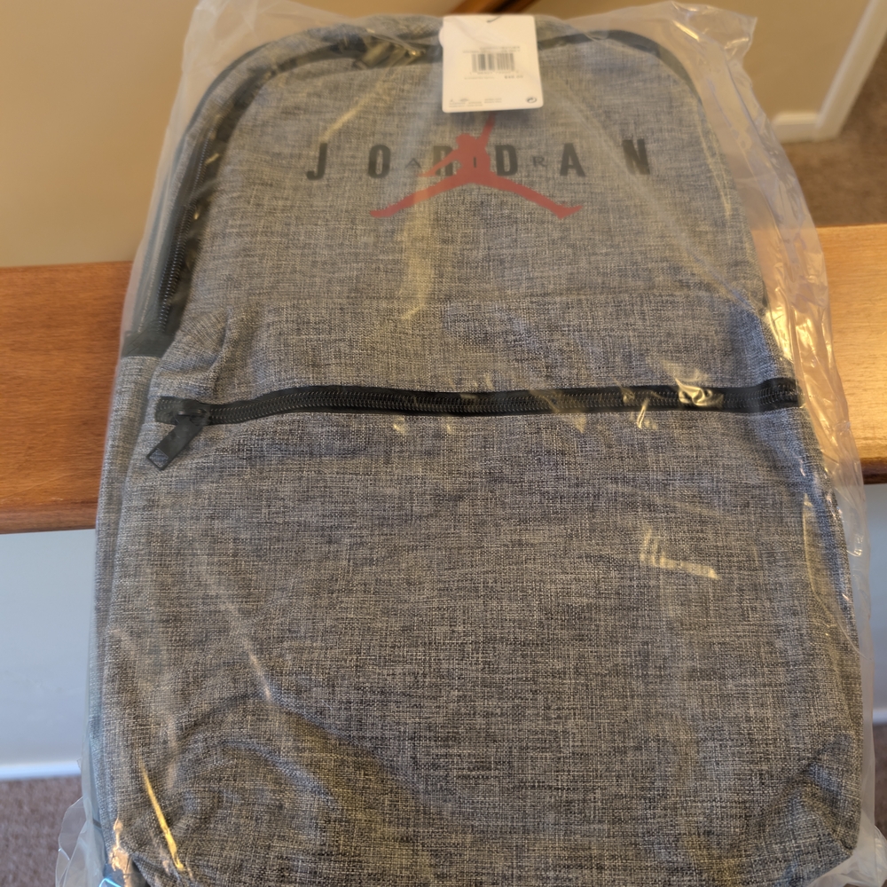 Air Jordan Gray Backpack for Men
